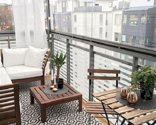 Rezidans Ortak Alan Cam Balkon Tente