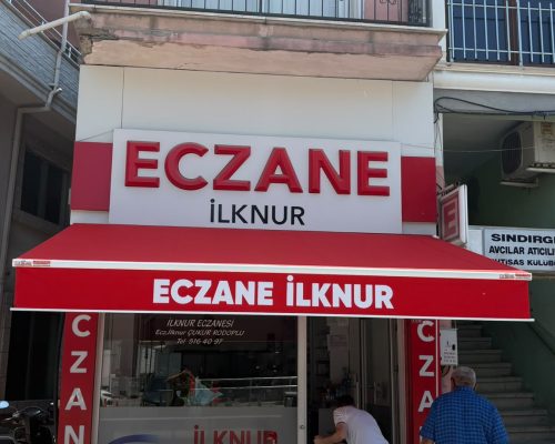 Eczane Dükkan Tentesi